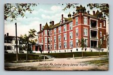 LEWISTON, ME Maine CENTRAL MAINE GENERAL HOSPITAL Postcard picture