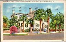 North Carolina Governor Residence Wilmington NC Vintage Postcard V28 picture