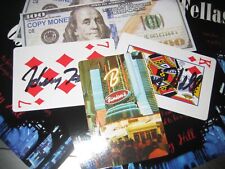 HENRY HILL SIGNED CASINO CARD FROM 