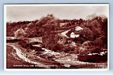 RPPC Scroggs Mill and Bridge Lockerbie Scotland Landscape River PU1954 (A329) picture