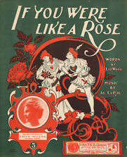 IF YOU WERE LIKE A ROSE Music Sheet-1902-EDITH HELENA/Soprano-MARK FORREST Art picture