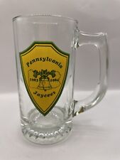 Vintage Pennsylvania Jaycees 1983-1984 Glass Mug Stein Historical Memorabilia picture