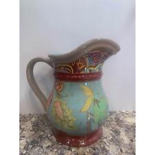 Tracy Porter Large Pitcher The Moss Collection Hand Painted picture