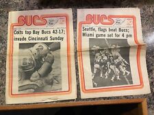1976 Tampa Bay Buccaneers Football Newspapers.  Inaugural Season picture