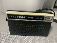 Vintage Universal Big 8 Transistor Radio Model SM-888 New Battery, Powers up picture
