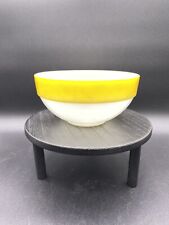Vintage Fire King Yellow Colonial Band Mixing Bowl picture