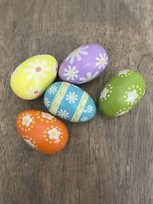 VINTAGE PIER 1 ONE WOODEN EASTER EGG MULTIPLE COLORS TO CHOOSE FROM picture