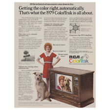 1979 RCA ColorTrak TV: Annie Vintage Print Ad picture