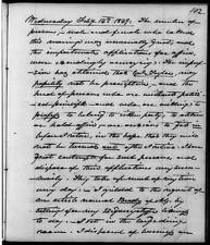 Photo:Page,President James K. Polk's diary,Feb. 14,1849 picture