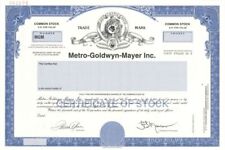 Metro-Goldwyn-Mayer Inc. - Specimen Stock Certificate - Specimen Stocks & Bonds picture