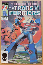 TRANSFORMERS #1 (1984) - 1st Appearance of Autobots & Decepticons - VF picture