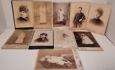 Lot Of 10 Antique Cabinet Photographs St. Louis, Missouri Studios History picture
