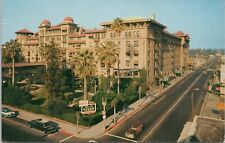 Photo PC ** Pasadena California Street Scene Hotel Green Advertising 1957 picture