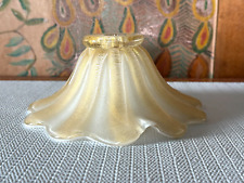 Vintage Murano Gold Fleck Art Glass Lamp Base - Attributed to Barovier &Toso picture