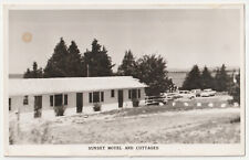 c1930s~Sunset Motel~Little Current Manitoulin Island  Ontario~Vtg RPPC Postcard picture