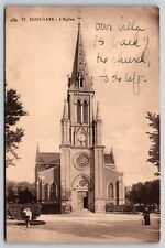 Vintage Postcard RPPC Houlgate, France, L'Eglise E11 picture