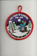 1910-2010 Old Klondike Birthday Party 100 Years of Scouting patch picture