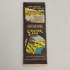 Matchbook Cover - 1930s Crown Match Co Crater Lake Lodge Crater Lake, OR picture