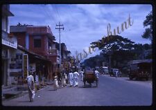 Sri Lanka Street Scene Signs People 35mm Slide 1960s Kodachrome picture