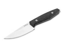 Boker Daily Knives AK1 Fixed Blade Knife Black CF Handle RWL34 Drop Point 126502 picture