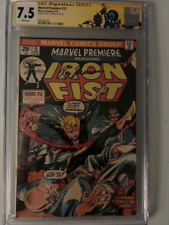 Marvel Premiere #15 CGC SS 7.5 Roy Thomas, 1st app Iron First Custom Label picture