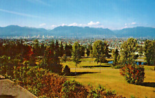 Vancouver BC Canada City View Chrome Unposted Postcard picture