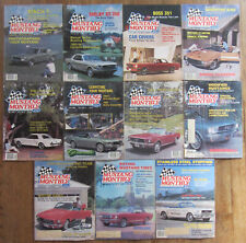 LOT~MUSTANG MONTHLY~1982~FIFTH YEAR~11 ISSUES~V4 #12 - V5 #11~MISSING JUNE~PR-VG picture