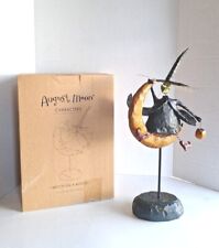 August Moon Halloween Witch On A Moon - 2003 By DAN DiPAOLO - RETIRED W/Box picture
