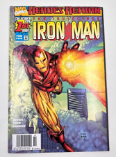 Marvel Comics 1998 The Invincible Iron Man Heroes Return 1st Issue Collector's picture