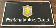 Fontana Motors Direct Dealership Booster License Plate California picture