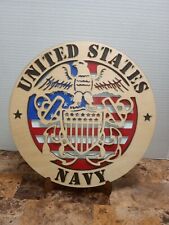 Navy Wall Plaque 11 3/4