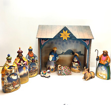 Jim Shore 2003 Joy To The World 10 piece Nativity Set Enesco Heartwood Creek picture