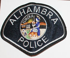 ALHAMBRA POLICE Los Angeles County California LA Co PD Used Worn CA patch picture