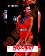 1980's Sexy Chick With Sony Walkman Cassette Player Magazine Promo Ad 8x10 Photo picture