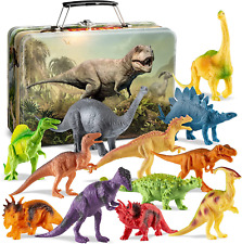 Dinosaur Toys - 12 7-Inch Realistic Dinosaurs Figures with Storage Box |Dino Toy picture