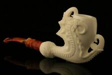 Eagle's Claw Hand Carved Block Meerschaum Pipe by Kenan with CASE 9906 picture