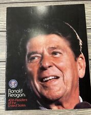 Vintage Ronald Reagan 40th President of The United States Booklet picture