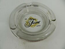 Vintage The Fairmont Hotels Clear Glass Ashtray Round picture