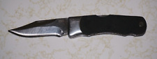 VINTAGE SOG Specialty Knives Stingray Seki-Japan Folding Knife Rubber Handle picture