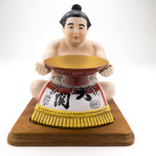VTG Rare Showa Era Decorative Porcelain Ozeki Sake Presentation/Gift Sumo Bottle picture