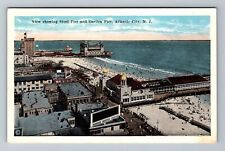 Atlantic City NJ-New Jersey, View Steel Pier, Garden Pier, Vintage Postcard picture