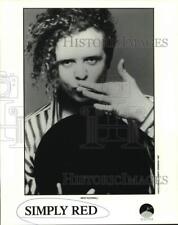 1987 Press Photo Mick Hucknall of 