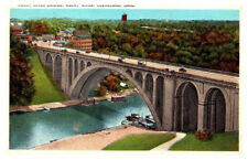 Postcard BRIDGE SCENE Cleveland Ohio OH 6/7 AP5933 picture