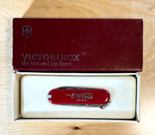 Victorinox Swiss Army Classic SD Pocket Knife - Red Very Rare Coca-Cola Logo picture