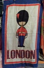 London England Linen Tea Towel or Flag Royal British Bobby picture