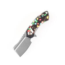 Kansept Mini Korvid Folding Knife Black Cat G10 Handle 154CM Plain Edge T3030S1 picture