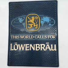 Vintage This World Calls For Lowenbrau Rubber Bar Mat picture