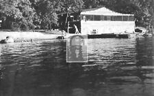 Cottage Boat Dock Green Pond New Jersey NJ Reprint Postcard picture
