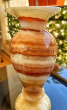Introducing Unique Handmade Egyptian Alabaster Marble Vase/Candle Holder picture