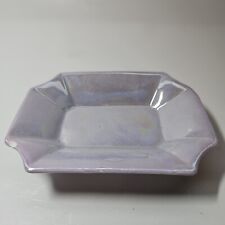 Vintage Faberge Lilac Opalescent Rectangle Soap Dish Pretty picture